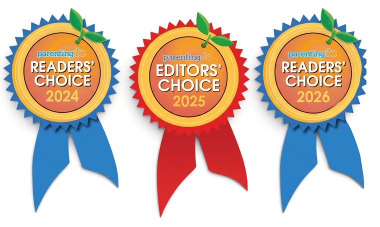 Parenting OC Readers' Choice and Editors' Choice award badges