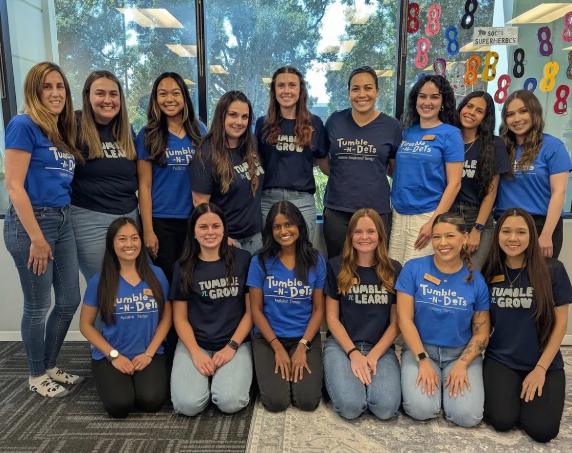 Tumble N' Dots pediatric therapy team in Irvine, California